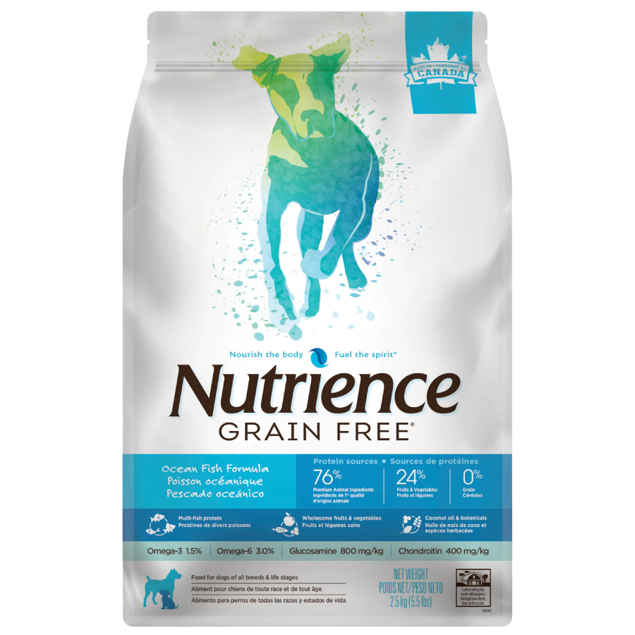 Nutrience libre de granos sabor Pescado Oceánico alimento para perros